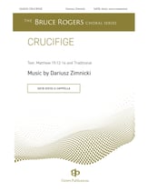 Crucifige SATB choral sheet music cover